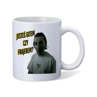 Kubek "Jesteś gitem czy frajerem?"